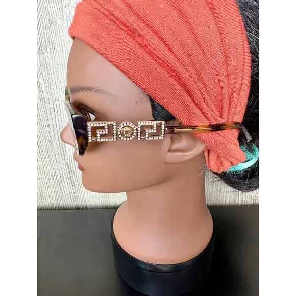 Versace Cat Eye Havana Brown Gradient Sunglasses 4470-B - Picture 3 of 7